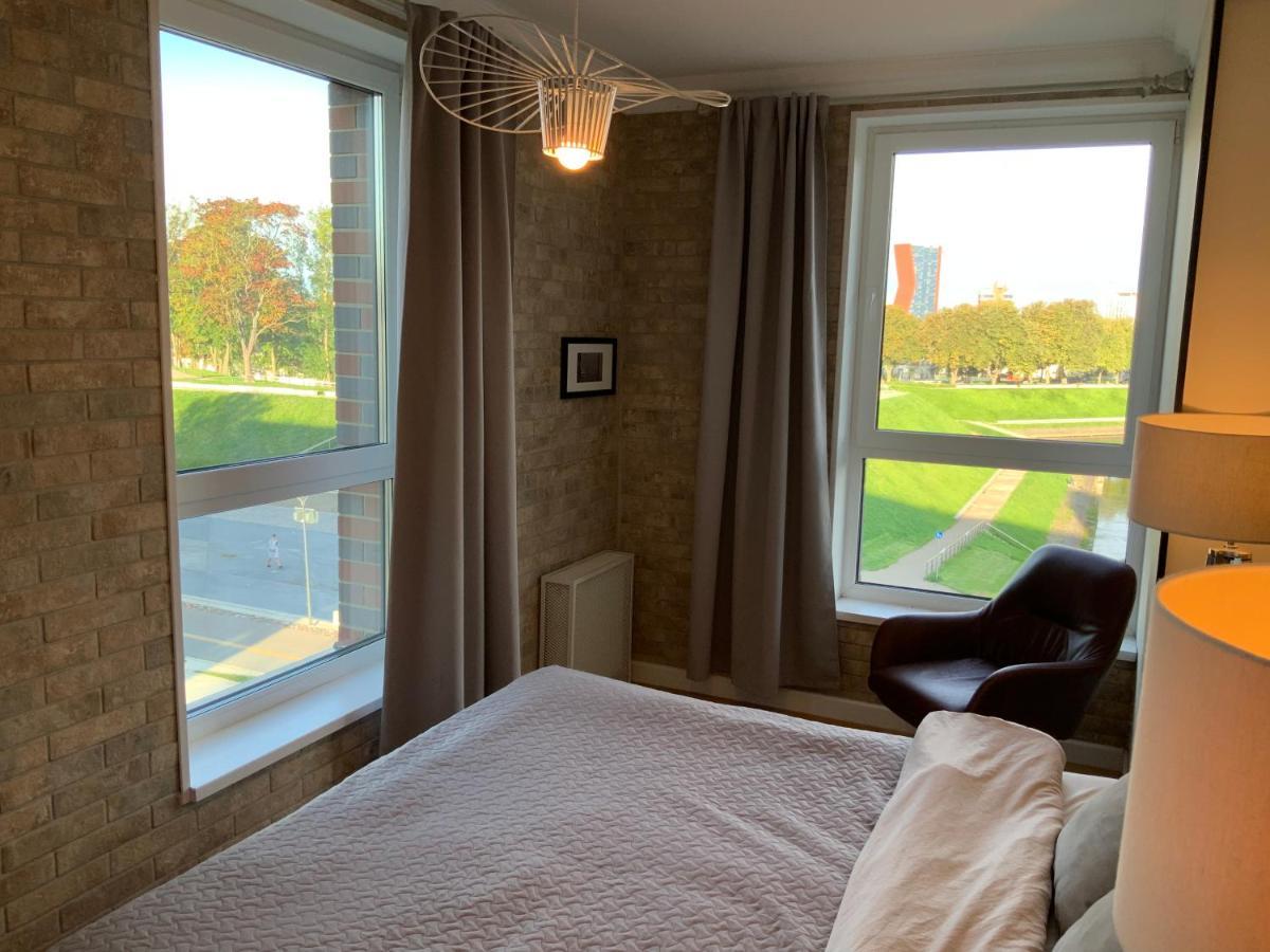 Riverside Apartment Self Check-In Klaipeda Bagian luar foto