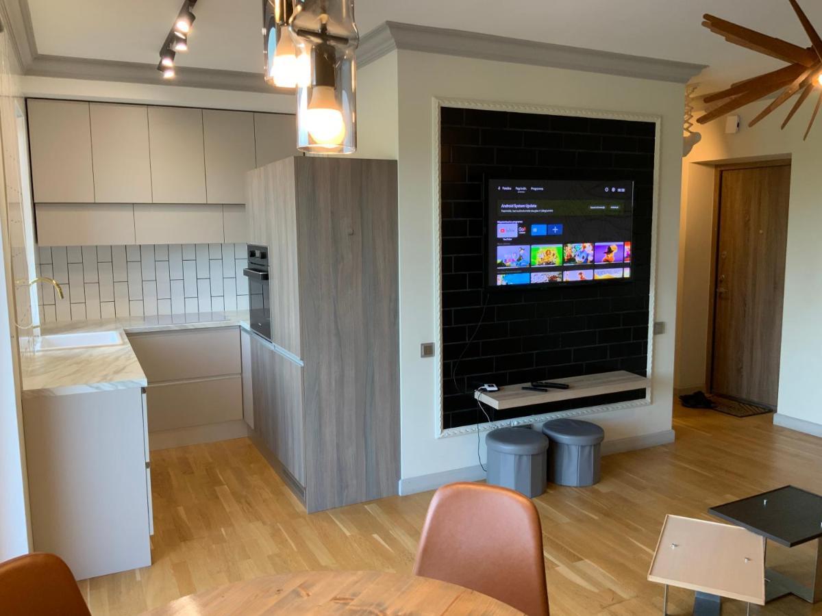 Riverside Apartment Self Check-In Klaipeda Bagian luar foto
